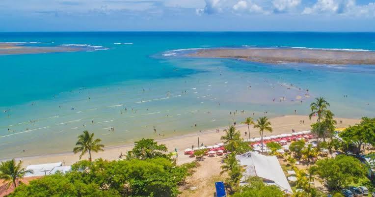Pousada Verdes Mares Santa Cruz Cabralia Bagian luar foto